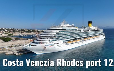 Costa Venezia Rhodes port 12.05.2022