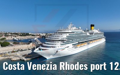 Costa Venezia Rhodes port 12.05.2022