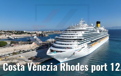 Costa Venezia Rhodes port 12.05.2022