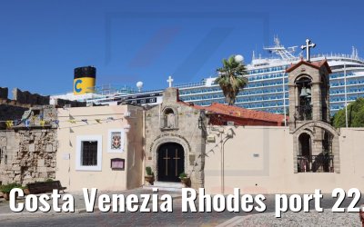 Costa Venezia Rhodes port 22.07.2022