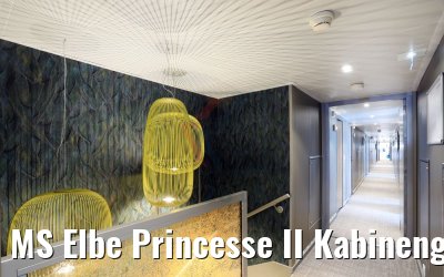 MS Elbe Princesse II Kabinengang und Treppe