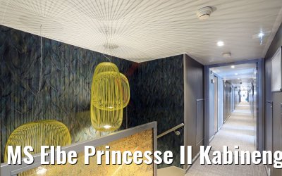 MS Elbe Princesse II Kabinengang und Treppe