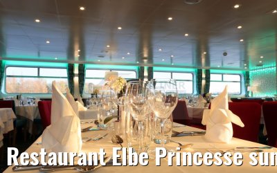 Restaurant Elbe Princesse sunset 14.04.2016