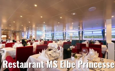 Restaurant MS Elbe Princesse dinner 15.04.2016