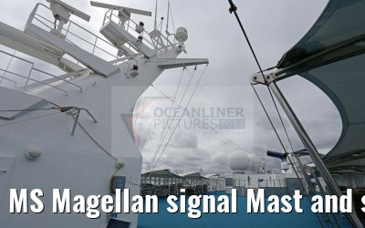 MS Magellan signal Mast and sundeck