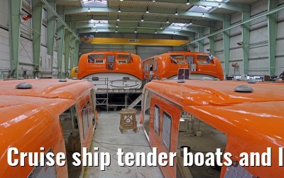 Cruise ship tender boats and lifeboats - Fassmer shipyard germany