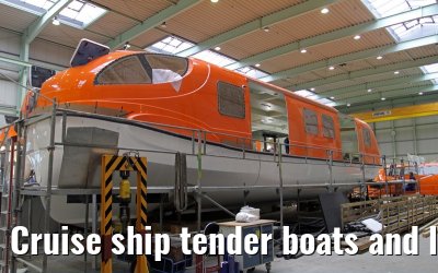 Cruise ship tender boats and lifeboats - Fassmer shipyard germany