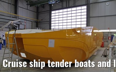 Cruise ship tender boats and lifeboats - Fassmer shipyard germany