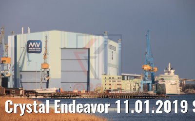 Crystal Endeavor 11.01.2019 Stralsund Photo: Christian Uecker