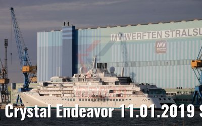 Crystal Endeavor 11.01.2019 Stralsund Photo: Christian Uecker
