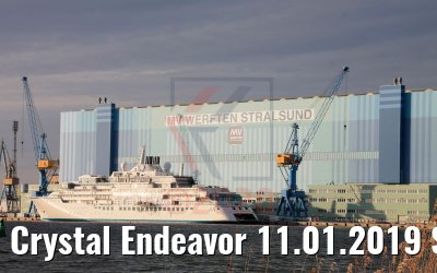 Crystal Endeavor 11.01.2019 Stralsund Photo: Christian Uecker