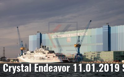Crystal Endeavor 11.01.2019 Stralsund Photo: Christian Uecker