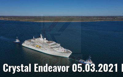 Crystal Endeavor 05.03.2021 Probefahrt Strelasund