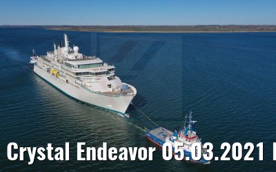 Crystal Endeavor 05.03.2021 Probefahrt Strelasund