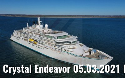 Crystal Endeavor 05.03.2021 Probefahrt Strelasund