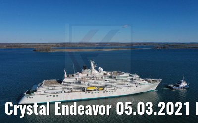 Crystal Endeavor 05.03.2021 Probefahrt Strelasund