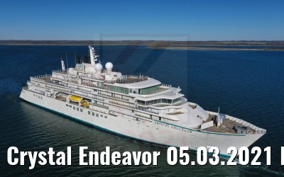 Crystal Endeavor 05.03.2021 Probefahrt Strelasund