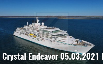 Crystal Endeavor 05.03.2021 Probefahrt Strelasund