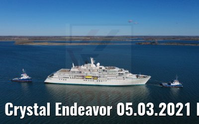 Crystal Endeavor 05.03.2021 Probefahrt Strelasund
