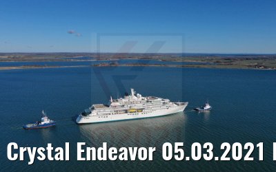 Crystal Endeavor 05.03.2021 Probefahrt Strelasund