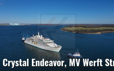 Crystal Endeavor, MV Werft Stralsund, sea trials 05.03.2021
