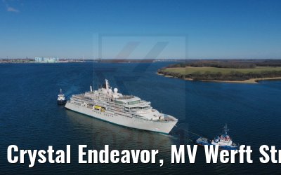 Crystal Endeavor, MV Werft Stralsund, sea trials 05.03.2021