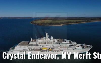 Crystal Endeavor, MV Werft Stralsund, sea trials 05.03.2021
