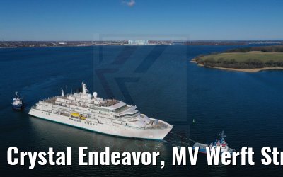 Crystal Endeavor, MV Werft Stralsund, sea trials 05.03.2021