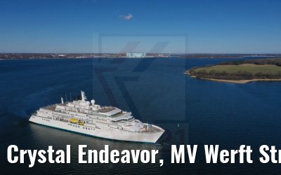 Crystal Endeavor, MV Werft Stralsund, sea trials 05.03.2021