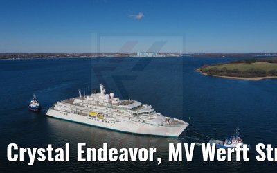 Crystal Endeavor, MV Werft Stralsund, sea trials 05.03.2021