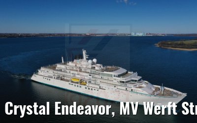 Crystal Endeavor, MV Werft Stralsund, sea trials 05.03.2021