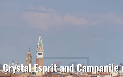 Crystal Esprit and Campanile di San Marco, Venice 22.07.2018