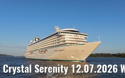Crystal Serenity 12.07.2026 Wittenbergen