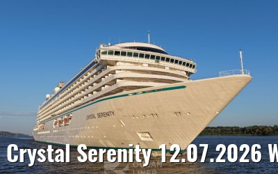 Crystal Serenity 12.07.2026 Wittenbergen