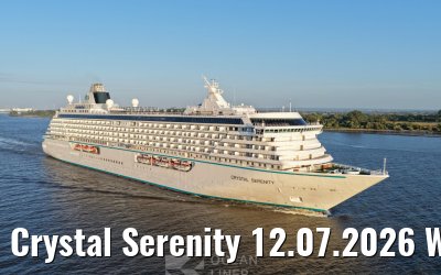 Crystal Serenity 12.07.2026 Wittenbergen
