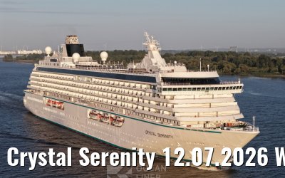 Crystal Serenity 12.07.2026 Wittenbergen