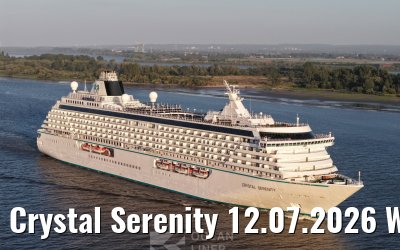 Crystal Serenity 12.07.2026 Wittenbergen