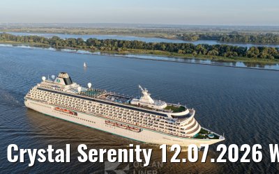 Crystal Serenity 12.07.2026 Wittenbergen