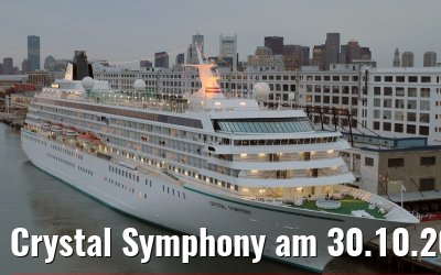 Crystal Symphony am 30.10.2010 in Boston