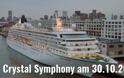 Crystal Symphony am 30.10.2010 in Boston