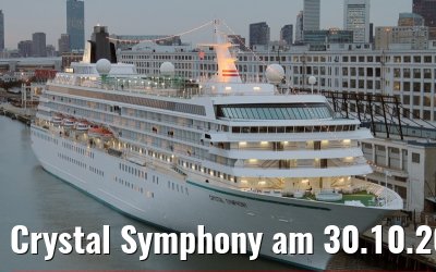 Crystal Symphony am 30.10.2010 in Boston