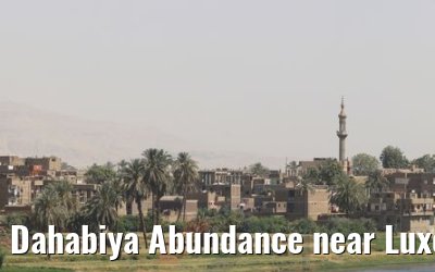 Dahabiya Abundance near Luxor, Nile river 10.04.2019
