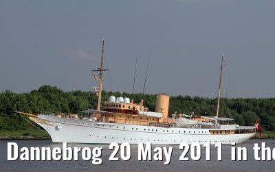 Dannebrog 20 May 2011 in the Kiel Canal
