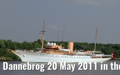 Dannebrog 20 May 2011 in the Kiel Canal