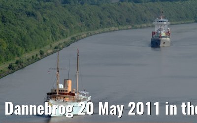 Dannebrog 20 May 2011 in the Kiel Canal