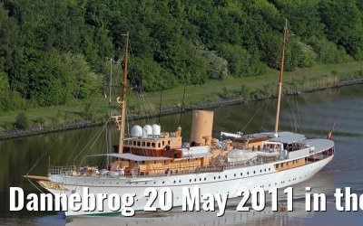 Dannebrog 20 May 2011 in the Kiel Canal