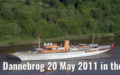 Dannebrog 20 May 2011 in the Kiel Canal