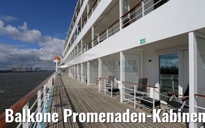 Balkone Promenaden-Kabinen MS Amadea