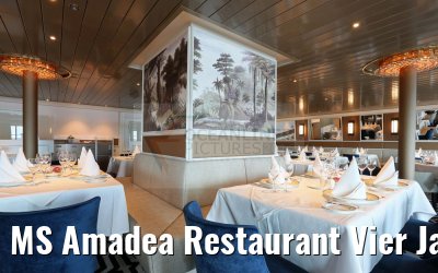 MS Amadea Restaurant Vier Jahreszeiten nach Neugestaltung 2016