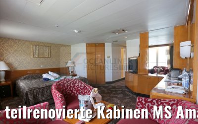 teilrenovierte Kabinen MS Amadea Deck 9